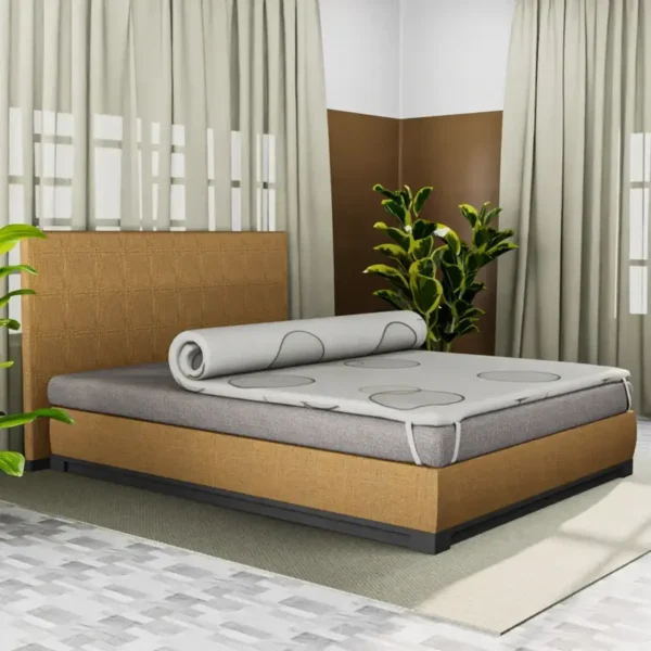 Drilled Air Cool™ Toppers Latex Mattress